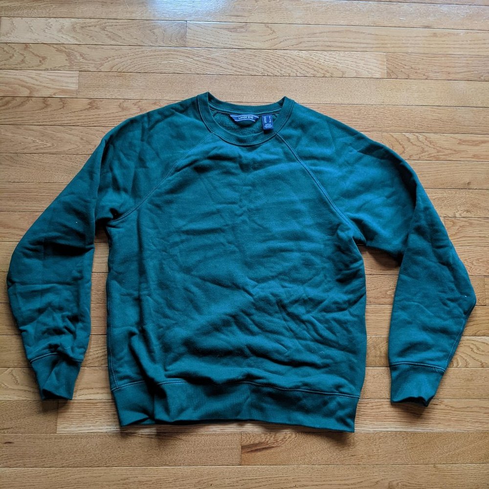 Land's End Women's Small Dark Green Sweater